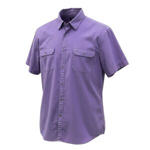 🟣 Kenneth Cole Reaction Button-Up Shirt‎ | Purple Utility Style | Size L
